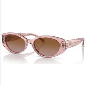 Coach 8353U Cd473 Sunglasses Transparent Pink Women’s